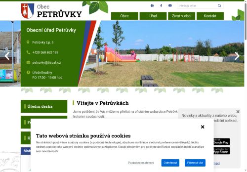 Zobrazit webové stránky Obecní úřad Petrůvky