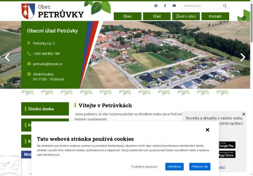 Zobrazit webové stránky Obecní úřad Petrůvky
