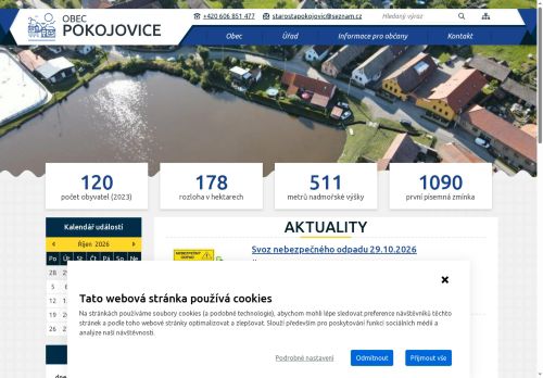 Zobrazit webové stránky Obecní úřad Pokojovice