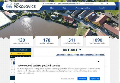 Zobrazit webové stránky Obecní úřad Pokojovice