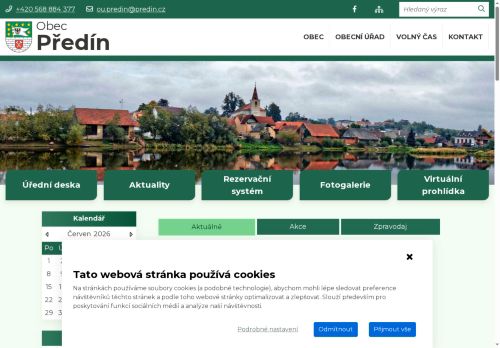 Zobrazit webové stránky Obecní úřad Předín