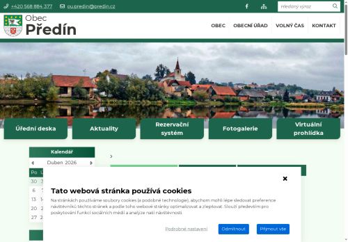 Zobrazit webové stránky Obecní úřad Předín