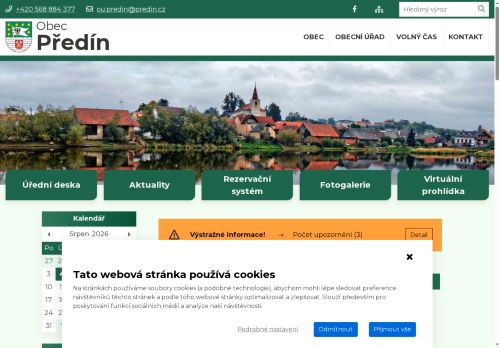 Zobrazit webové stránky Obecní úřad Předín