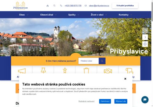 Zobrazit webové stránky Obecní úřad Přibyslavice