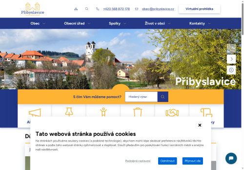 Zobrazit webové stránky Obecní úřad Přibyslavice