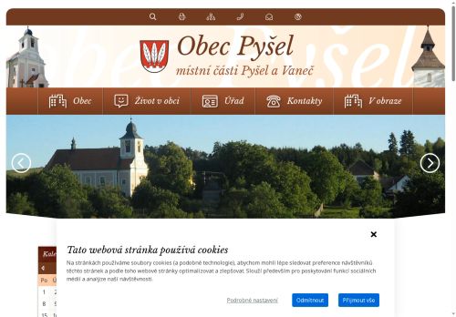 Zobrazit webové stránky Obecní úřad Pyšel