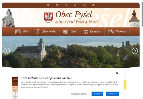 Zobrazit webové stránky Obecní úřad Pyšel