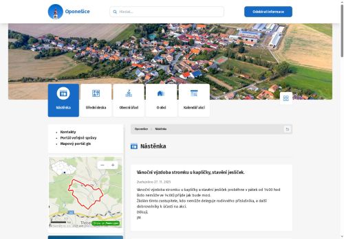 Zobrazit webové stránky Obecní úřad Oponešice