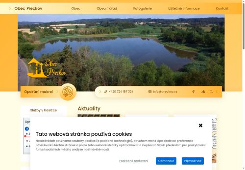 Zobrazit webové stránky Obecní úřad Přeckov
