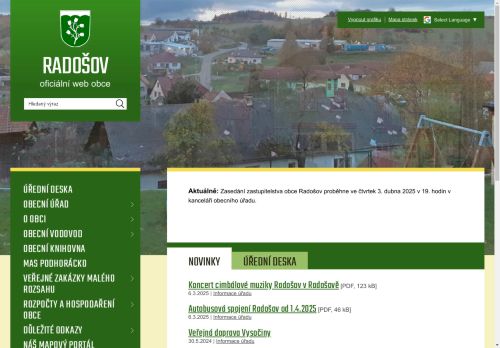 Zobrazit webové stránky Obecní úřad Radošov