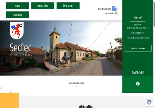 Zobrazit webové stránky Obecní úřad Sedlec