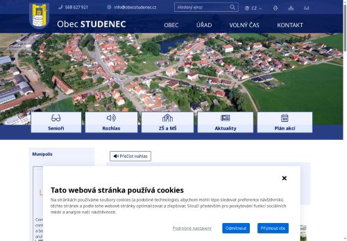 Zobrazit webové stránky Obecní úřad Studenec