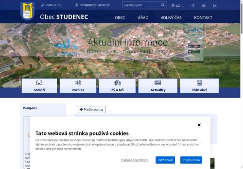 Zobrazit webové stránky Obecní úřad Studenec