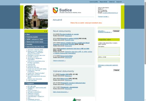 Zobrazit webové stránky Obecní úřad Sudice