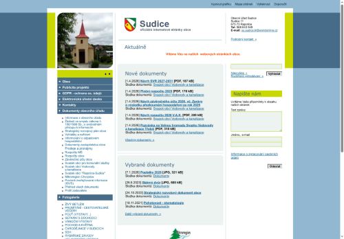 Zobrazit webové stránky Obecní úřad Sudice
