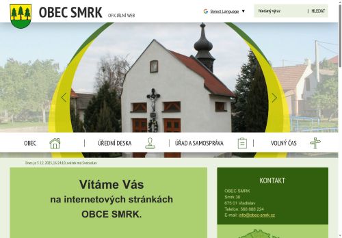 Zobrazit webové stránky Obecní úřad Smrk
