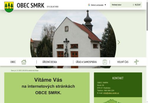 Zobrazit webové stránky Obecní úřad Smrk