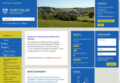 Zobrazit webové stránky Obecní úřad Svatoslav