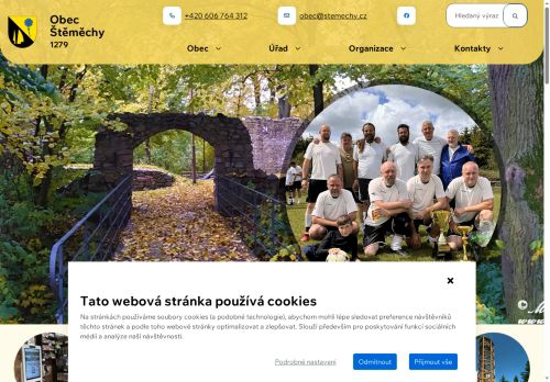 Zobrazit webové stránky Obecní úřad Štěměchy