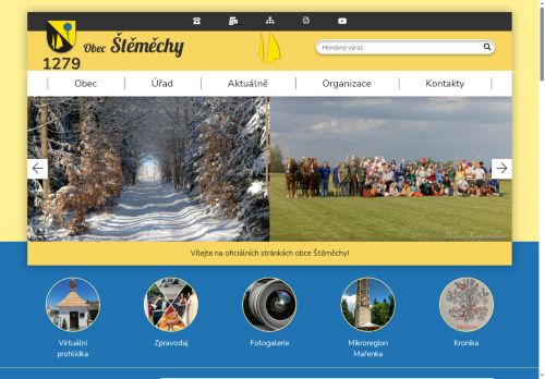 Zobrazit webové stránky Obecní úřad Štěměchy