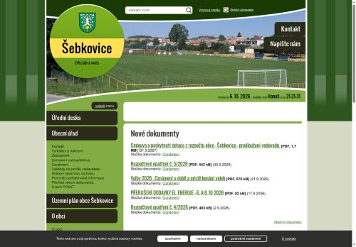 Zobrazit webové stránky Obecní úřad Šebkovice
