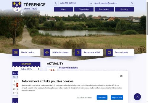 Zobrazit webové stránky Obecní úřad Třebenice
