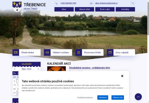Zobrazit webové stránky Obecní úřad Třebenice