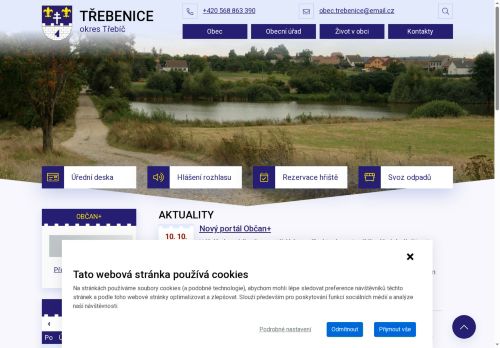 Zobrazit webové stránky Obecní úřad Třebenice