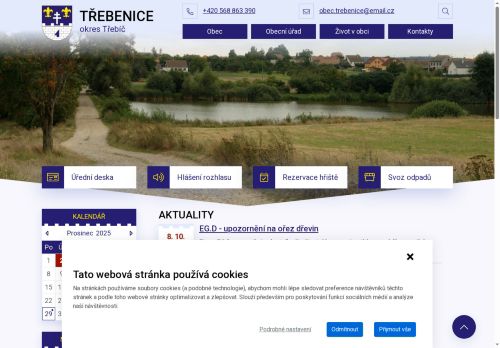 Zobrazit webové stránky Obecní úřad Třebenice