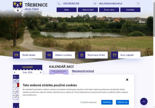 Zobrazit webové stránky Obecní úřad Třebenice
