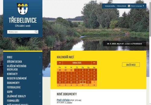 Zobrazit webové stránky Obecní úřad Třebelovice