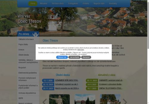 Zobrazit webové stránky Obecní úřad Třesov