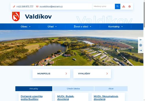 Zobrazit webové stránky Obecní úřad Valdíkov