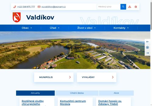 Zobrazit webové stránky Obecní úřad Valdíkov