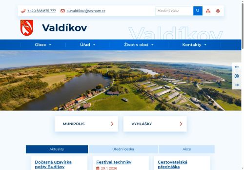 Zobrazit webové stránky Obecní úřad Valdíkov