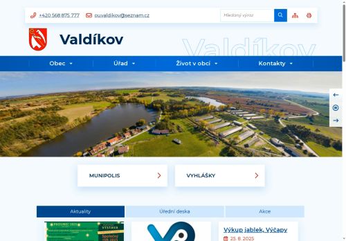Zobrazit webové stránky Obecní úřad Valdíkov