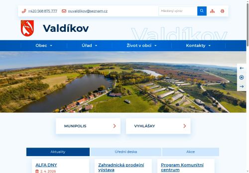 Zobrazit webové stránky Obecní úřad Valdíkov