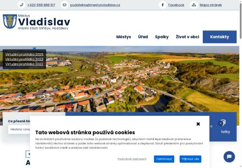 Zobrazit webové stránky Úřad městyse Vladislav