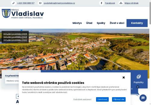 Zobrazit webové stránky Úřad městyse Vladislav