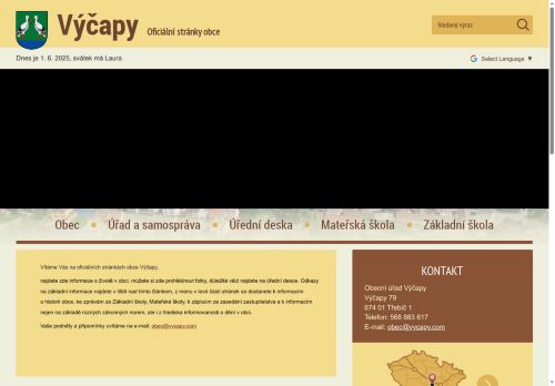 Zobrazit webové stránky Obecní úřad Výčapy