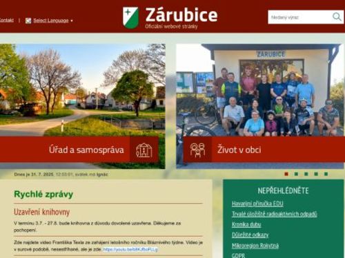Obecní úřad Zárubice