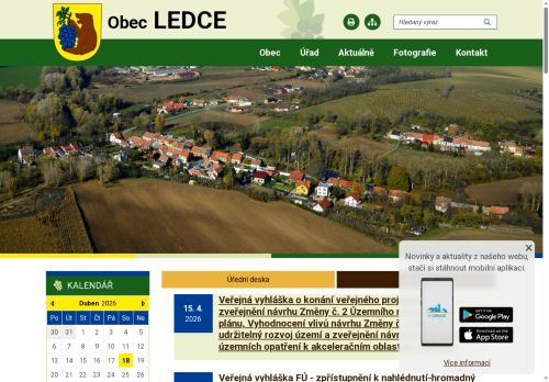 Zobrazit webové stránky Obecní úřad Ledce