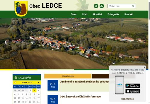 Zobrazit webové stránky Obecní úřad Ledce