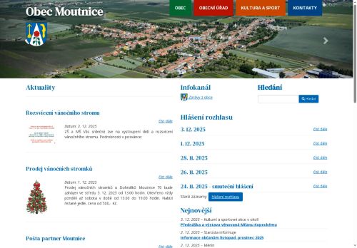 Zobrazit webové stránky Obecní úřad Moutnice