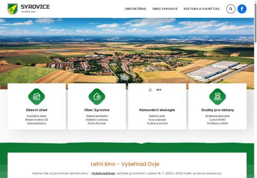 Zobrazit webové stránky Obecní úřad Syrovice