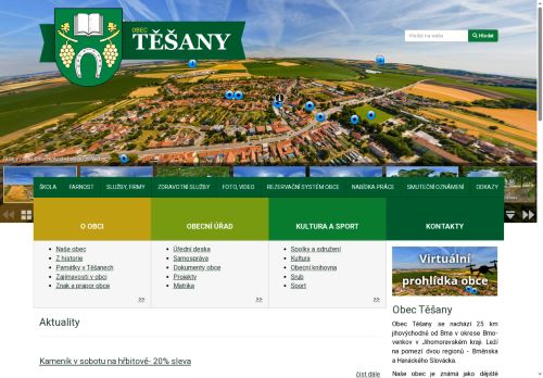 Zobrazit webové stránky Obecní úřad Těšany