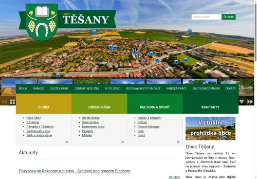 Zobrazit webové stránky Obecní úřad Těšany