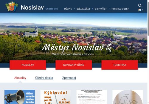 Zobrazit webové stránky Úřad městyse Nosislav