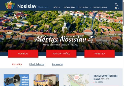 Zobrazit webové stránky Úřad městyse Nosislav