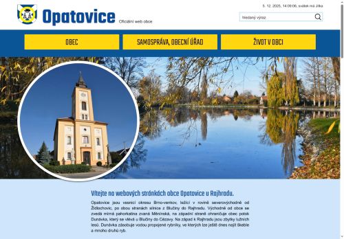 Zobrazit webové stránky Obecní úřad Opatovice